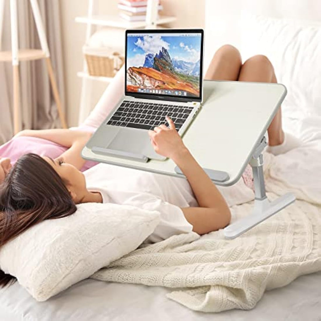 Autumndeer Adjustable Laptop Stand – Foldable Ergonomic Bed Desk