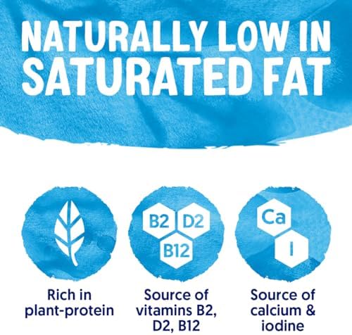 Alpro Soya Plant-Based Milk Alternative - Vegan & Lactose Free - 1L (8 Pack)