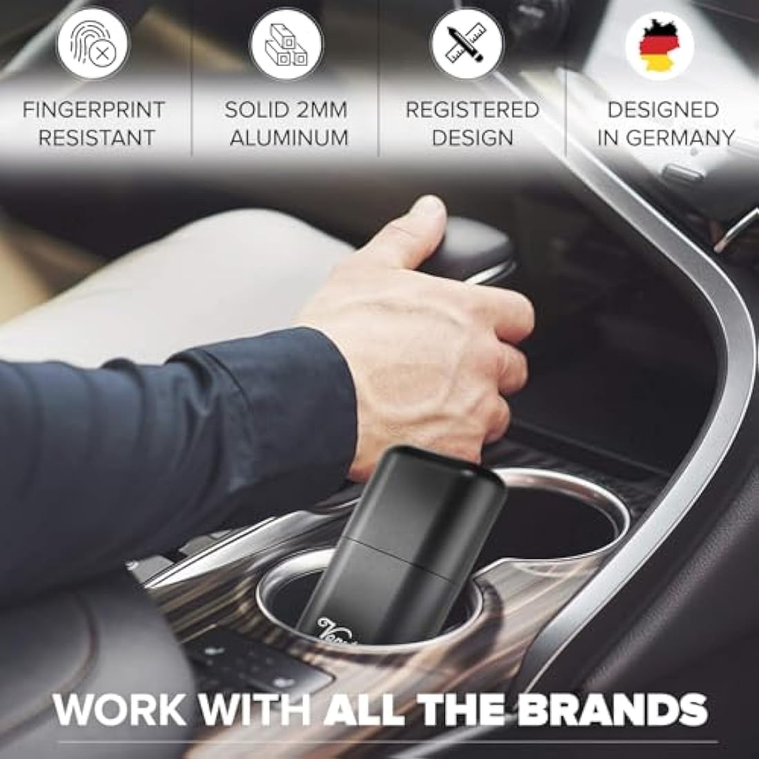 Vonetti Bello Faraday Box – Aluminum RFID Signal Blocker for Key Fobs