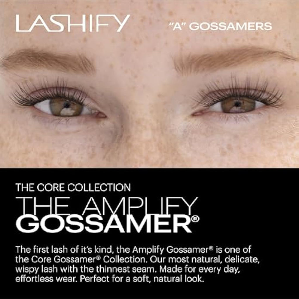 Lashify Amplify 10mm Gossamer DIY Eyelash Extensions - Black Silk