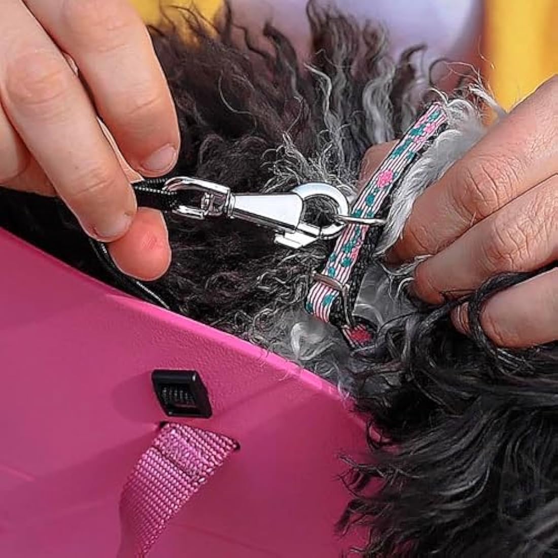 Ferplast With-Me Eva Dog Carrier Bag – Small Waterproof Fuchsia