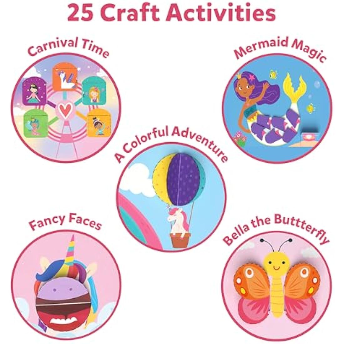 Skillmatics Scissor Skills Activity Book – 25 Fine Motor Craft Activities