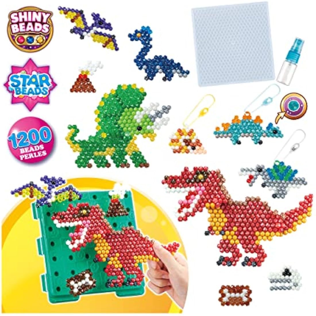 Aquabeads Dinosaur World Art and Craft Bead Kit for Kids –