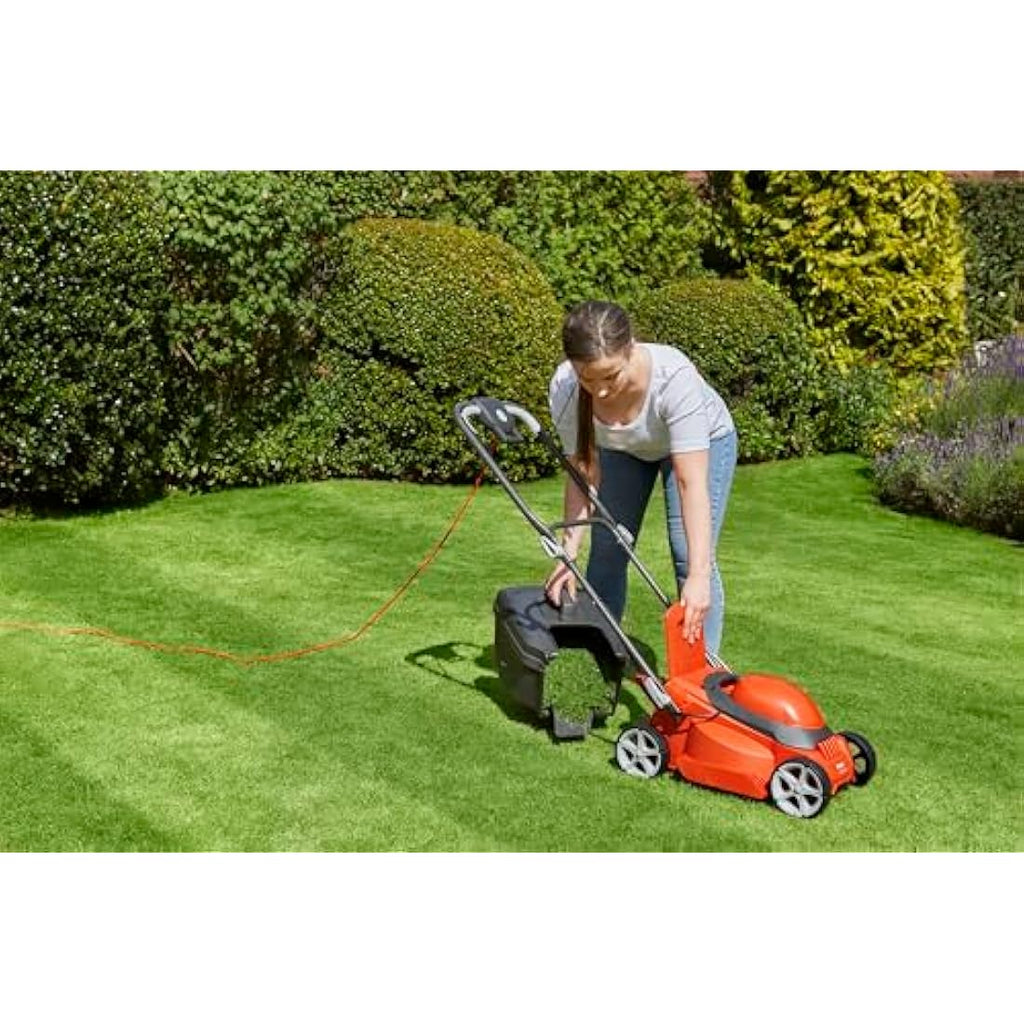 Flymo EasiStore 300R Electric Rotary Lawn Mower - 30cm, 1200W Motor