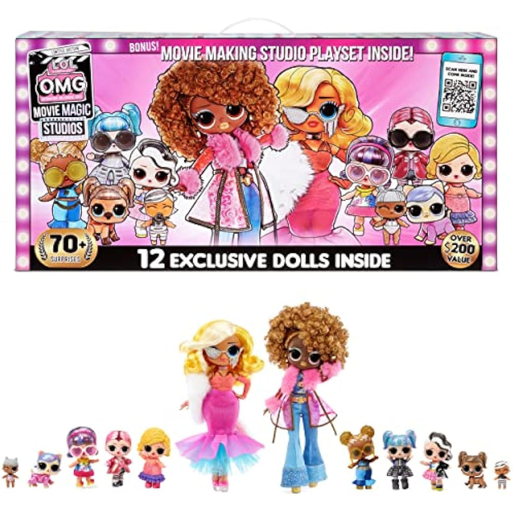 L.O.L. Surprise! OMG Movie Magic Studios Playset with 12 Dolls