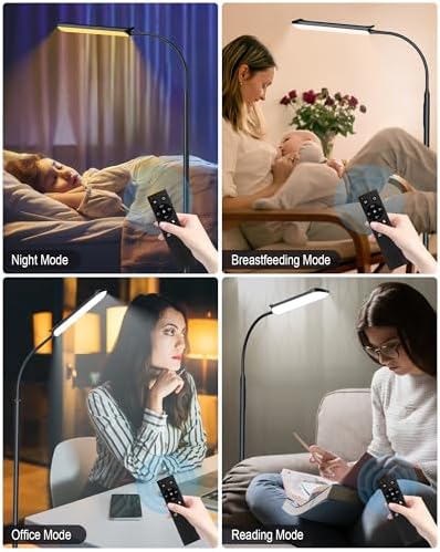 Jolof Store LED Floor Lamp – 18W Dimmable Modern Standing Reading Light