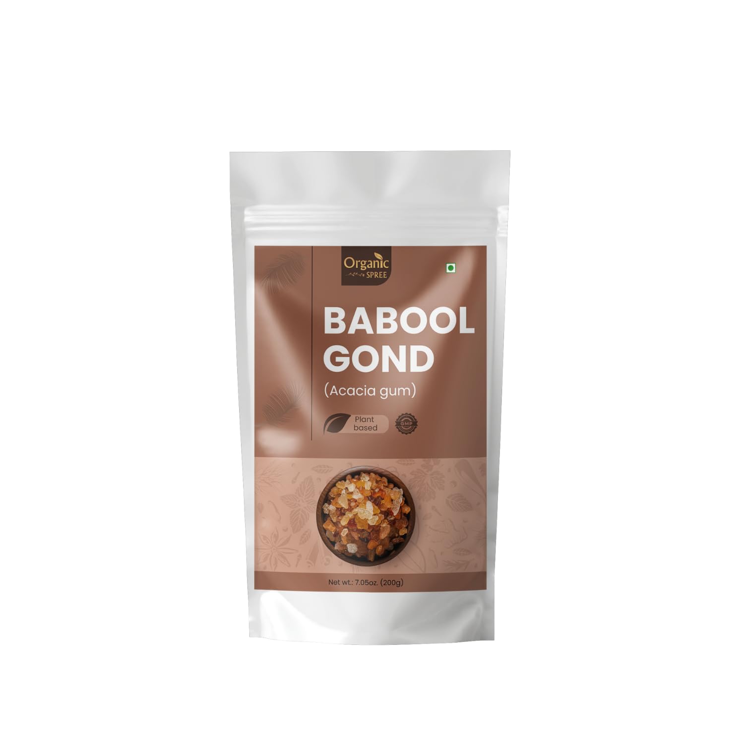 Organic Spree Babool Gond - Pure Acacia Gum Edible Thickener - 200g