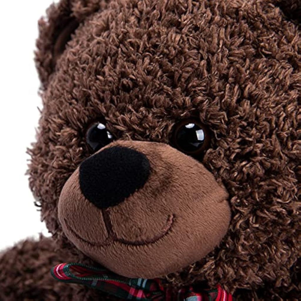 Bebamour 45cm Teddy Bear – Soft Plush Stuffed Animal Toy (Dark Brown)