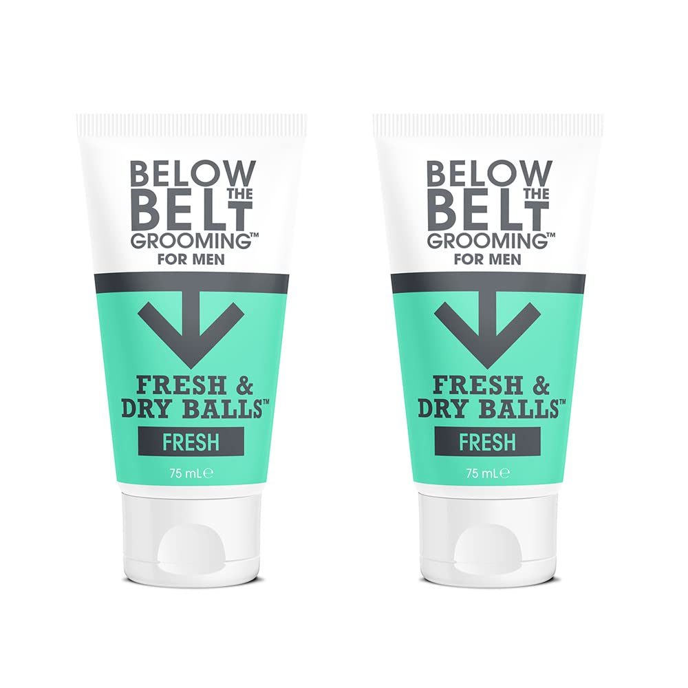 Below The Belt Grooming Fresh & Dry Ball Deodorant & Anti-Chafing Cream