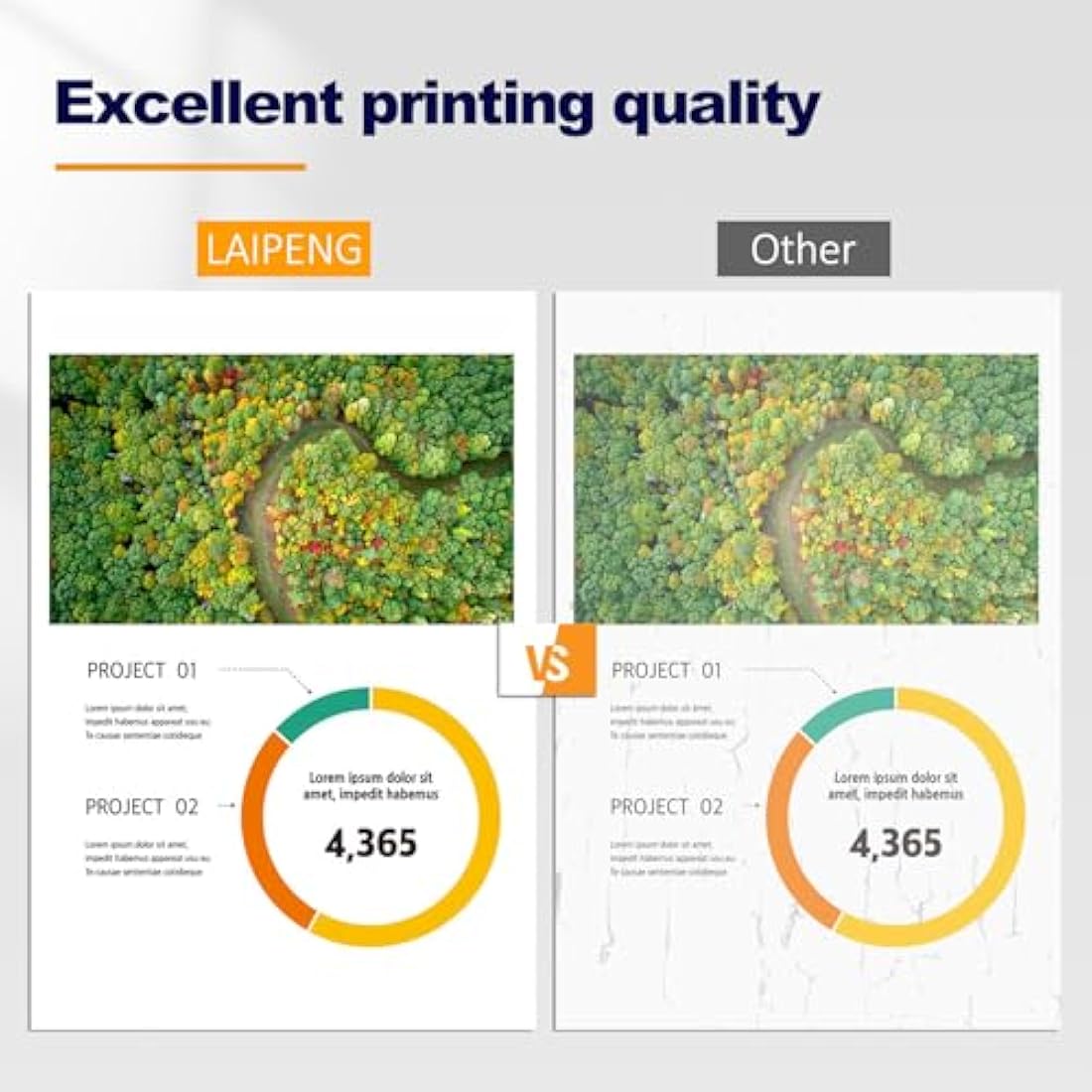 LAIPENG LC426 Compatible Ink Cartridges for Brother MFC-J4335DW (4-Pack)