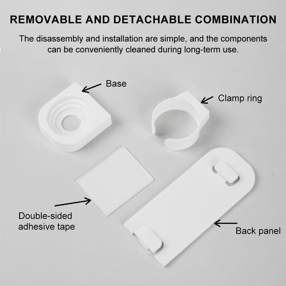 4 Packs Toothbrush Holder Electric Toothbrush Holder Wall Mounted - image 5