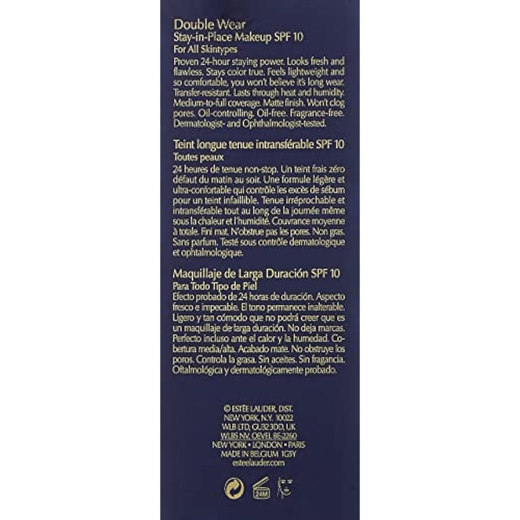 Estée Lauder Double Wear Stay-in-Place Foundation - 1W1 Bone - 30ml