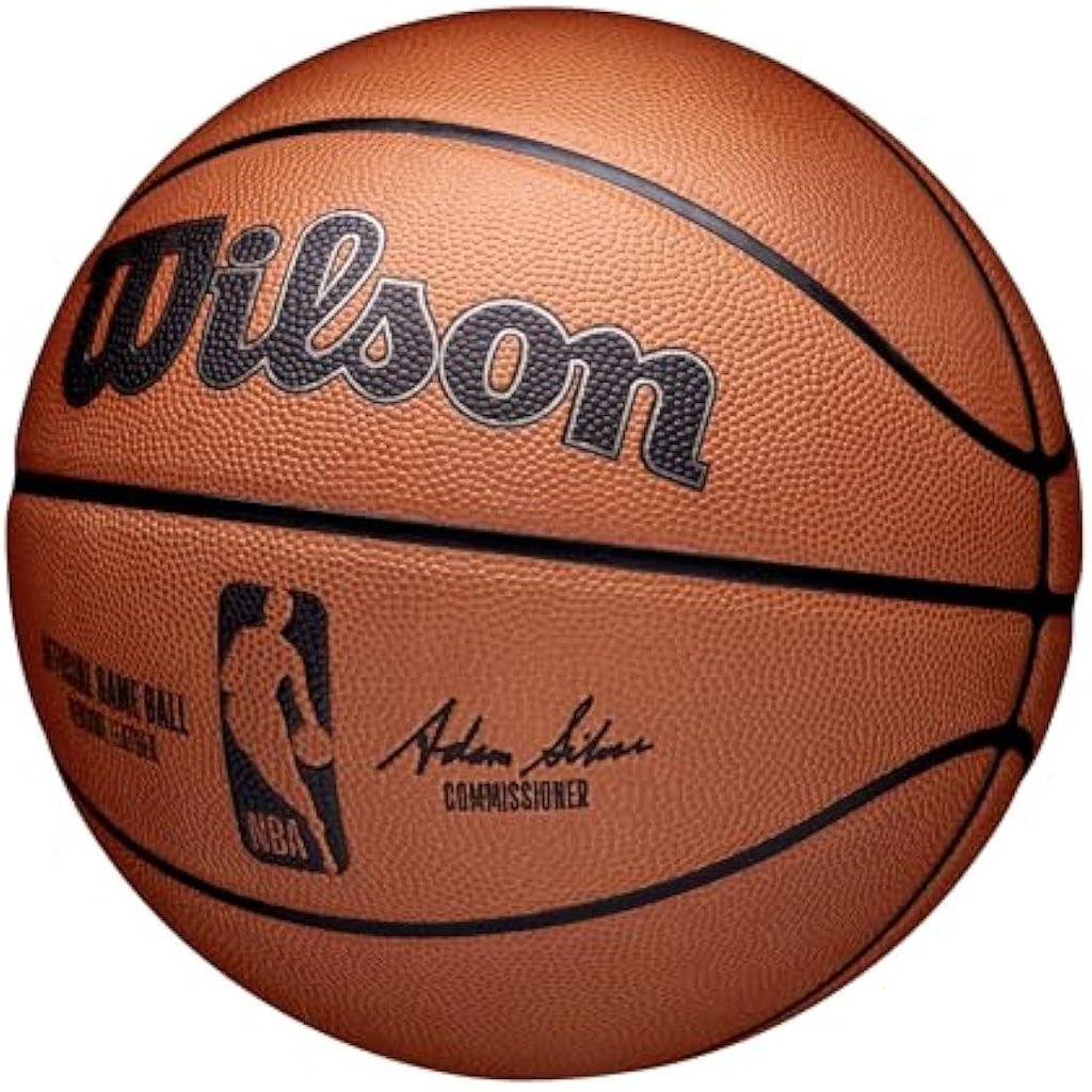 Wilson NBA Official Game Ball | Indoor Genuine Leather Basketball - Size 7