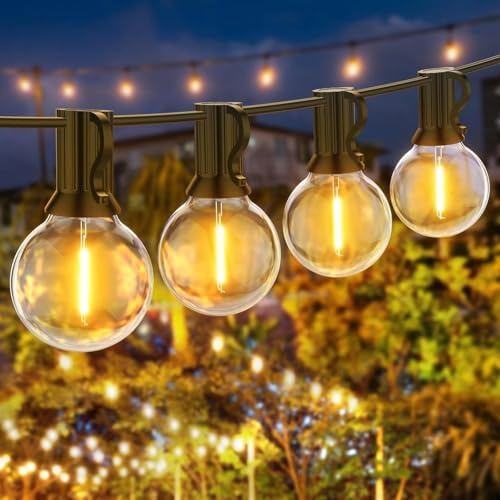 50FT G40 Outdoor String Lights | Shatterproof LED Garden Lights