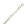 Trimz 30cm ~12inch Cream one Way end Stop Zip with 4mm Teeth 1 Pc, Polyester, 30 cm - image 1