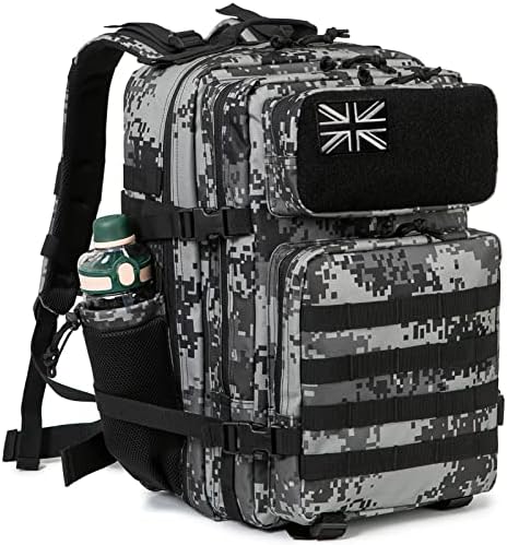 Military Tactical Backpack – Molle Hiking Rucksack 45L