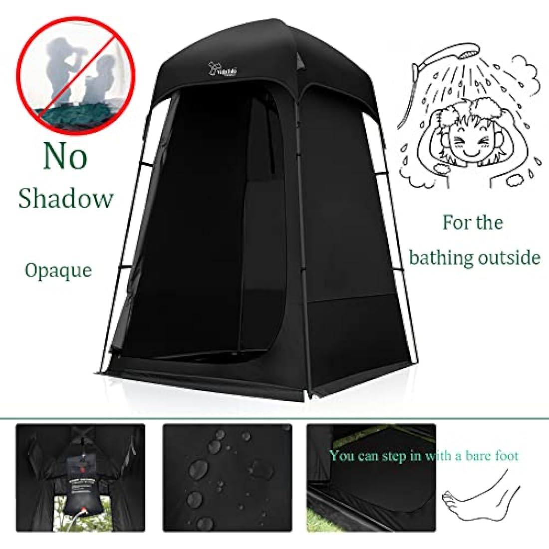 Jolof Store Portable Privacy Tent – Outdoor Camping Shower & Changing Room