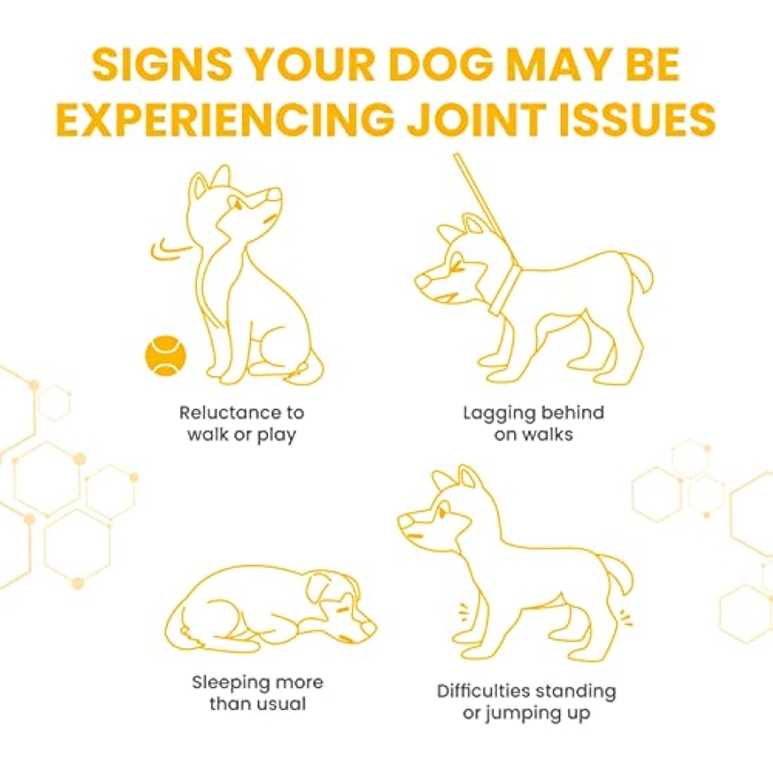 Vetzyme Dog Joint Supplements – Glucosamine & Chicken Tablets (30 Pack)