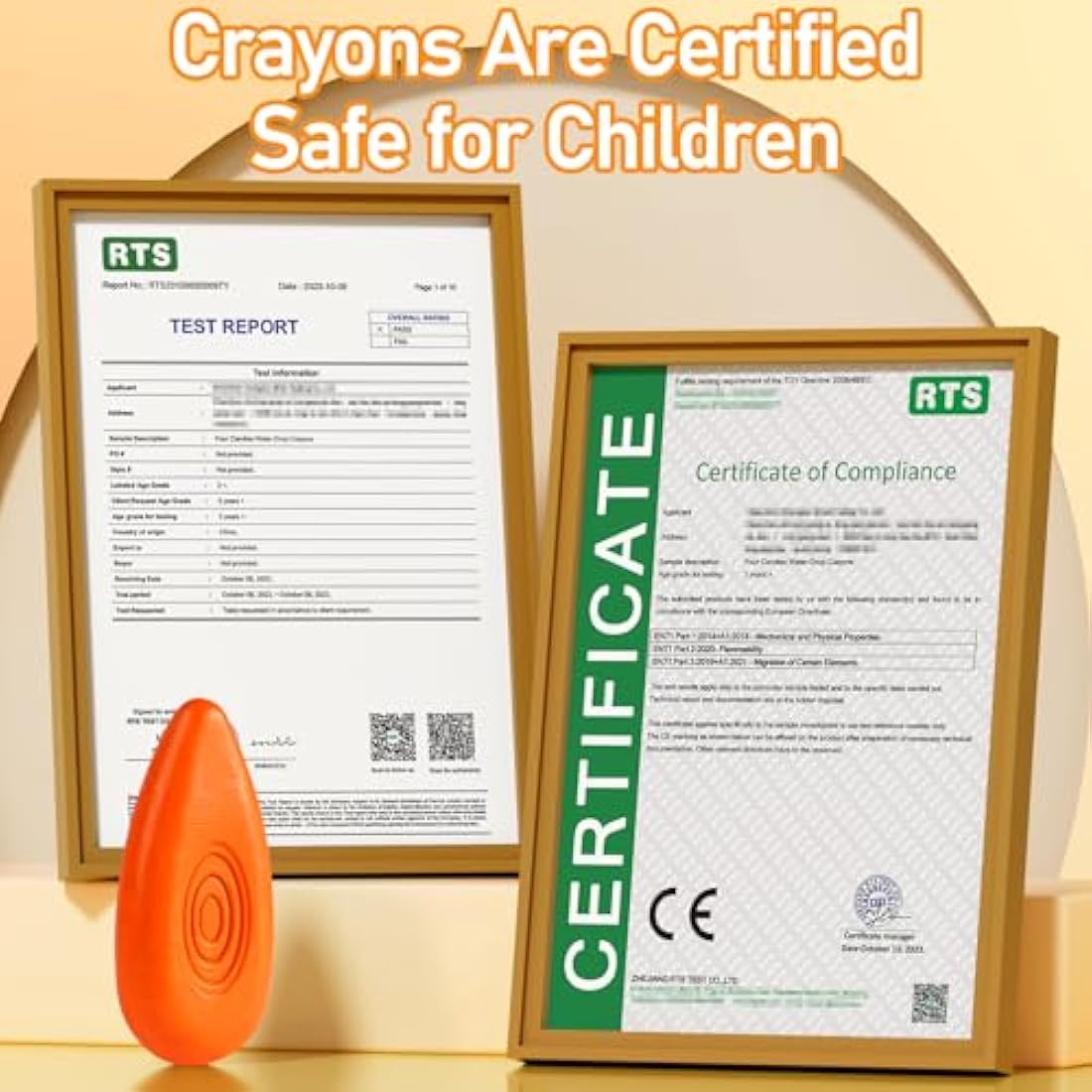 Jolof Store 24 Colors Toddler Crayons – Non-Toxic Washable Art Supplies