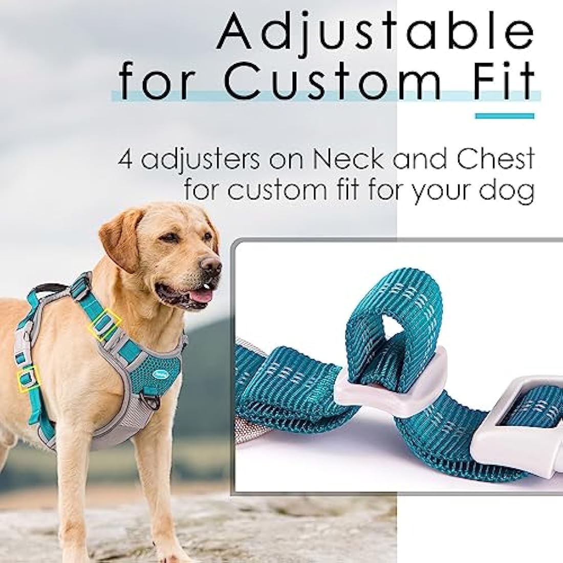 Jolof Store No Pull Dog Harness – Reflective Breathable Sport Vest