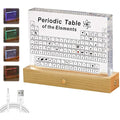 Periodic Table Display with 83 Real Elements - Acrylic Decor