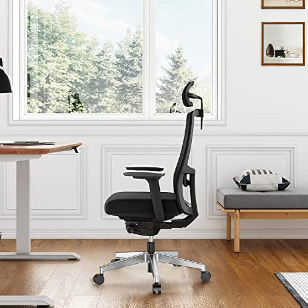Duwinson Ergonomic Mesh Office Chair – Adjustable Lumbar & Headrest