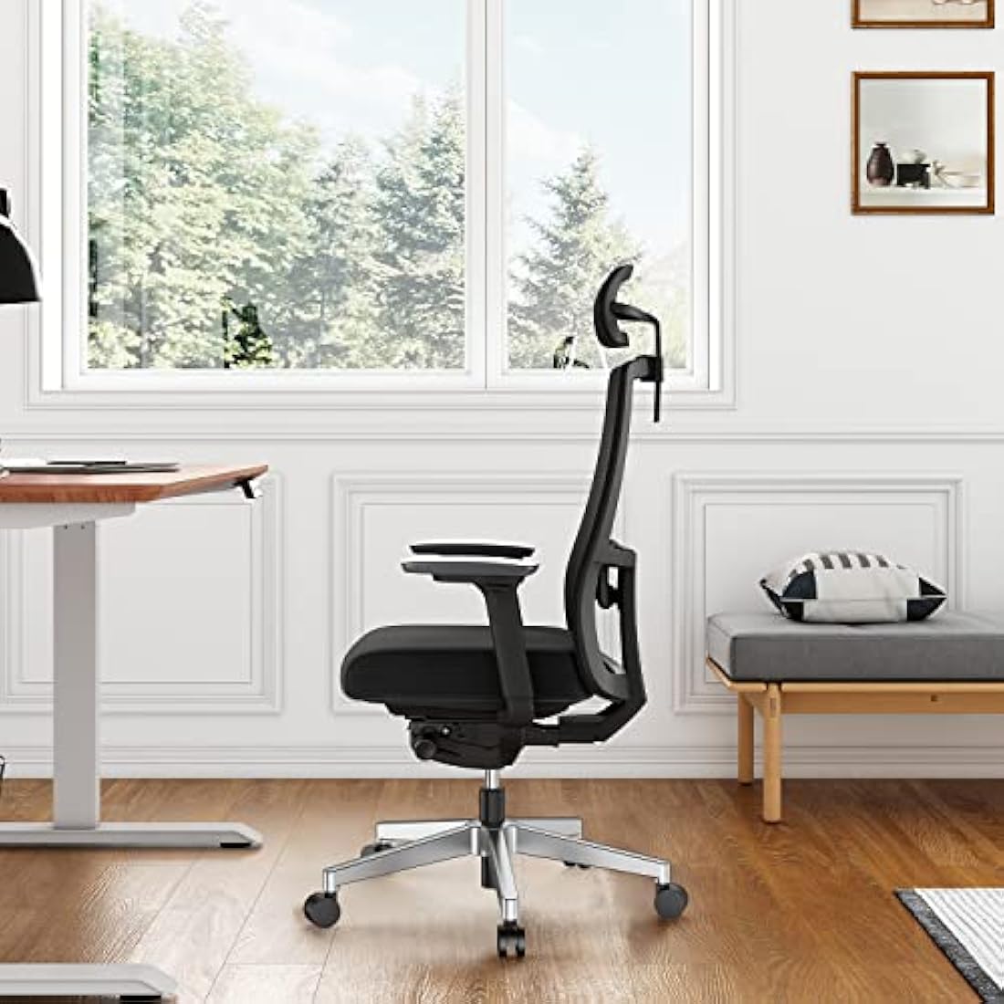 Duwinson Ergonomic Mesh Office Chair – Adjustable Lumbar & Headrest