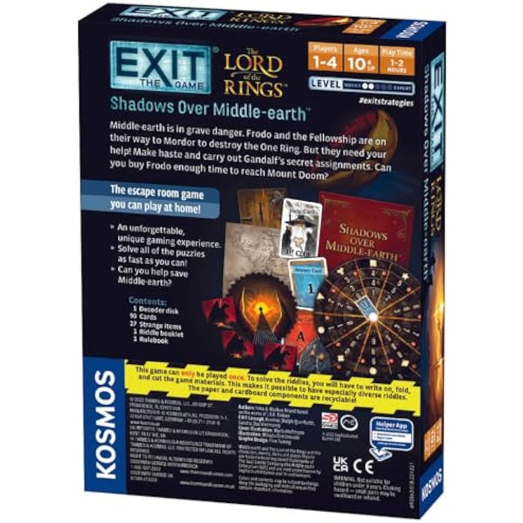 EXIT: The Lord of the Rings – Shadows Over Middle-earth Escape Room Game