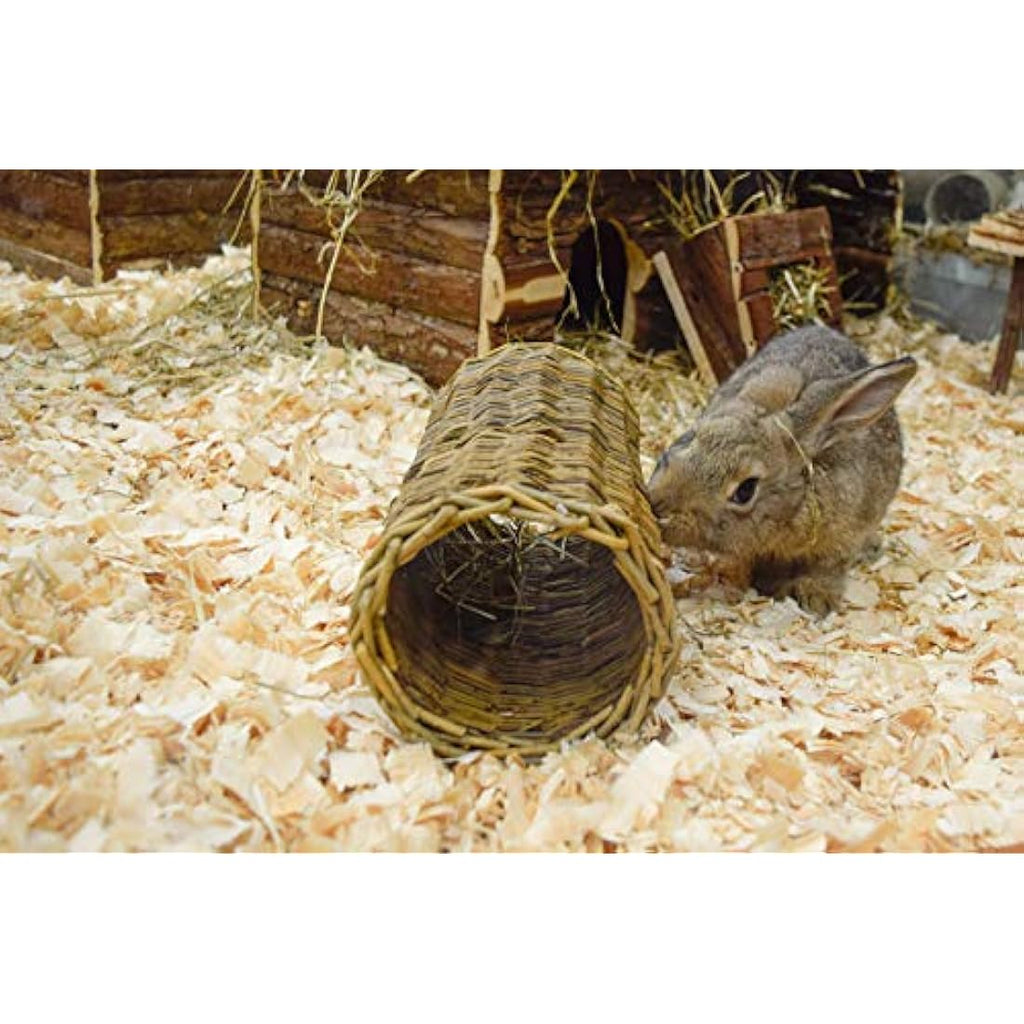 Natural Willow Tube | Small Animal Chew Toy & Hideaway
