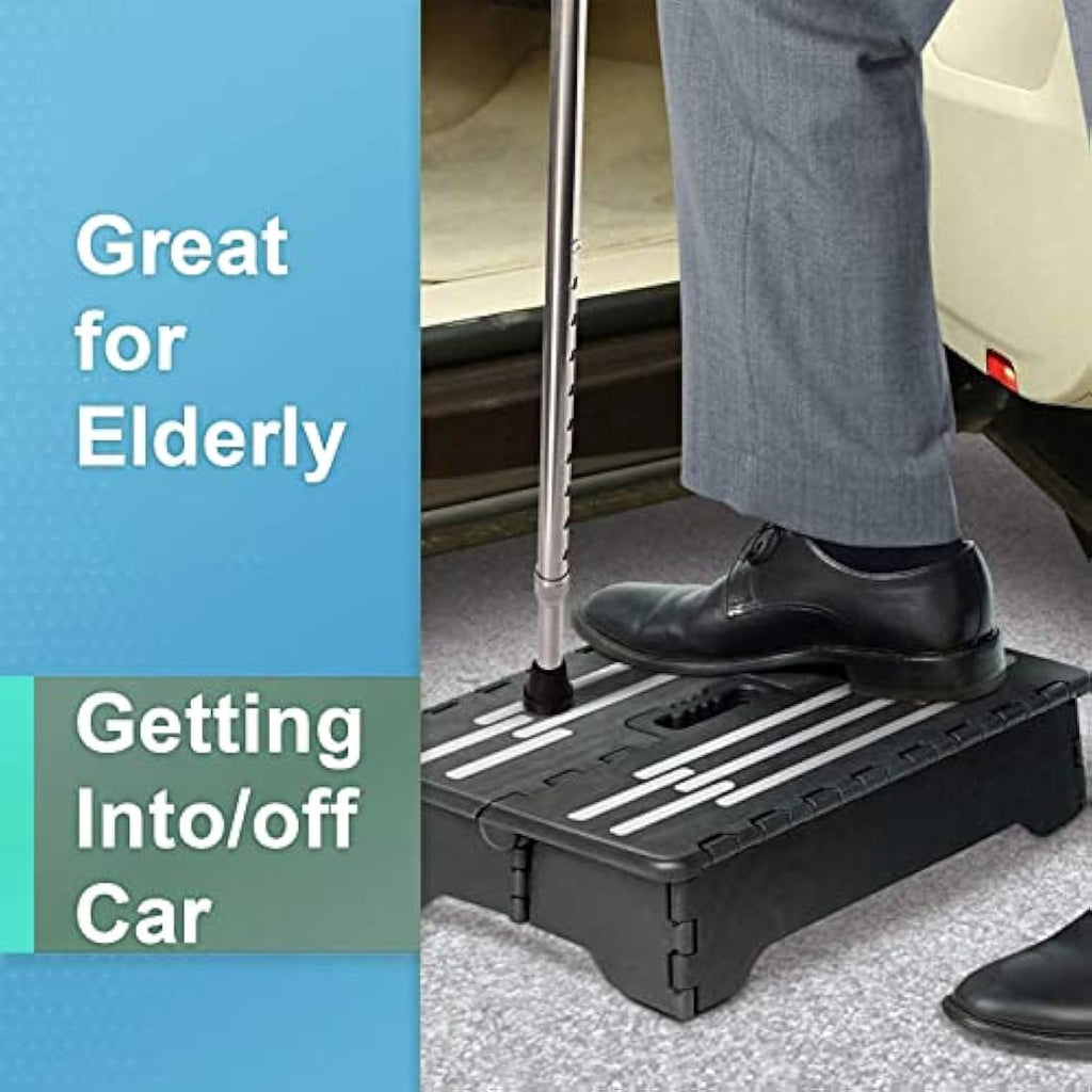 Folding Step Stool – 5 Inch Portable Stool for Kitchen & RV