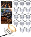 HIBOITEC 16Pcs LED Deck Lights | IP67 Waterproof Warm White Outdoor Lighting