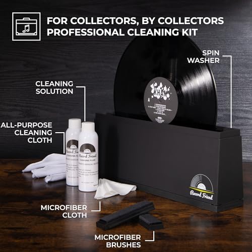 Big Fudge Vinyl Record Cleaner Kit | Professional Album Cleaning Machine