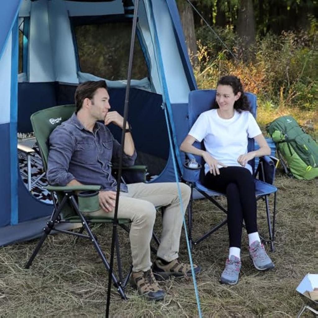 Portal Heavy Duty Folding Camping Chair | High Back 180KG Capacity