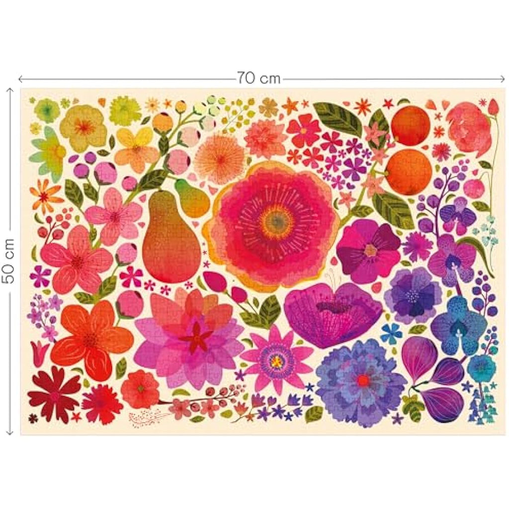 Elena Essex Flowers in Bloom 1000 Piece Jigsaw Puzzle for Adults