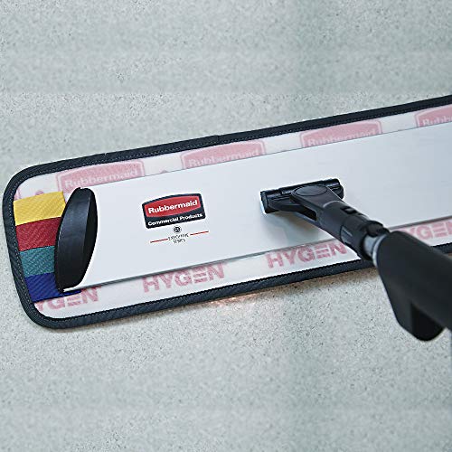 Rubbermaid HYGEN 18-Inch Microfiber Mop Quick-Connect Frame – Silver/Black