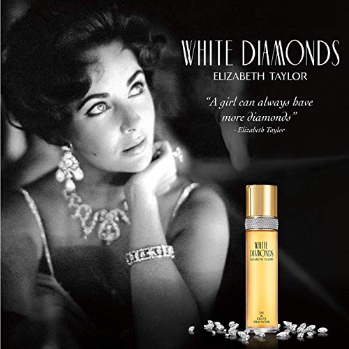 Elizabeth Taylor White Diamonds Body Powder for Women, 2.6-Ounce