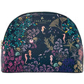 Sara Miller London Vegan Leather Cosmetic Bag | Teal Seascape Wash Bag