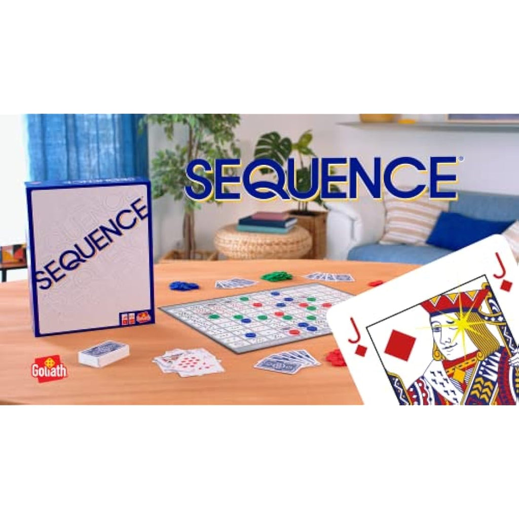 Goliath Sequence Classic Strategy Board Game for 2-12 Players