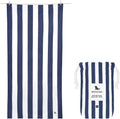 Dock & Bay Quick Dry Beach Towel - Cabana - Navy, Medium