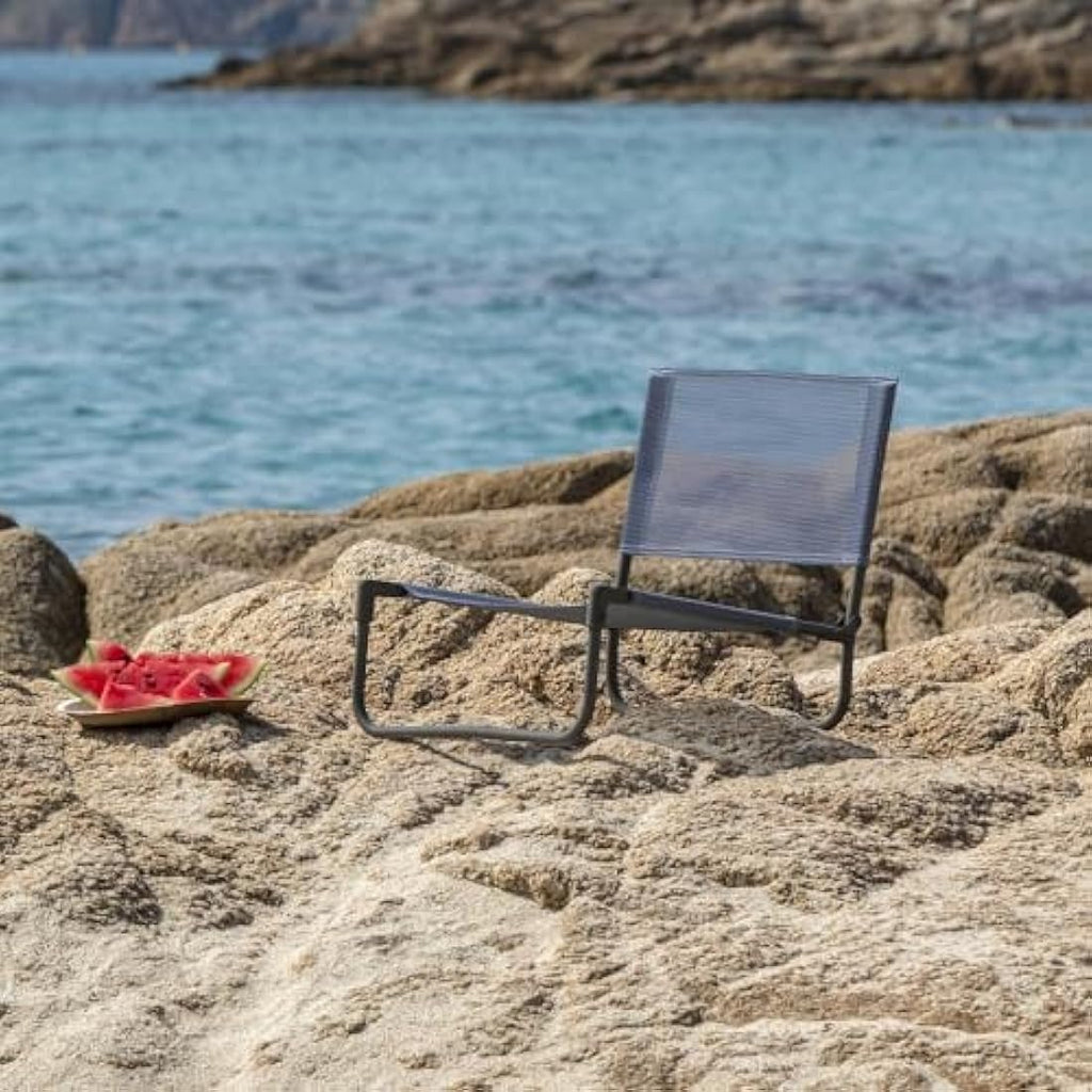 Lafuma Mobilier CB II Folding Low Beach Chair – Batyline Ocean II
