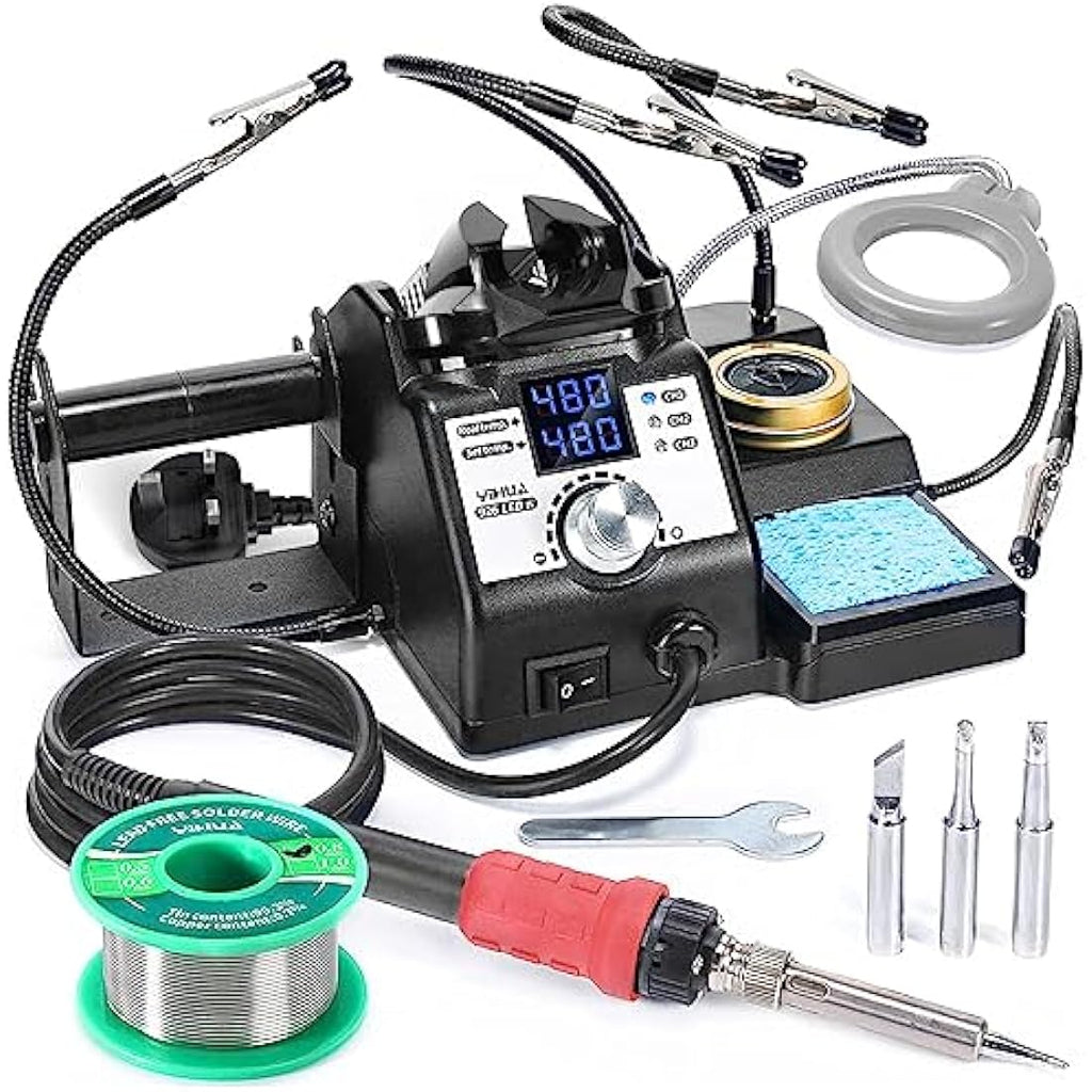 YIHUA 926LED-IV 110W Soldering Station Kit with 4 Helping Hands & LED