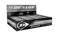 Dunlop Competition Squash Balls – Yellow Slow Speed – 12 Pack
