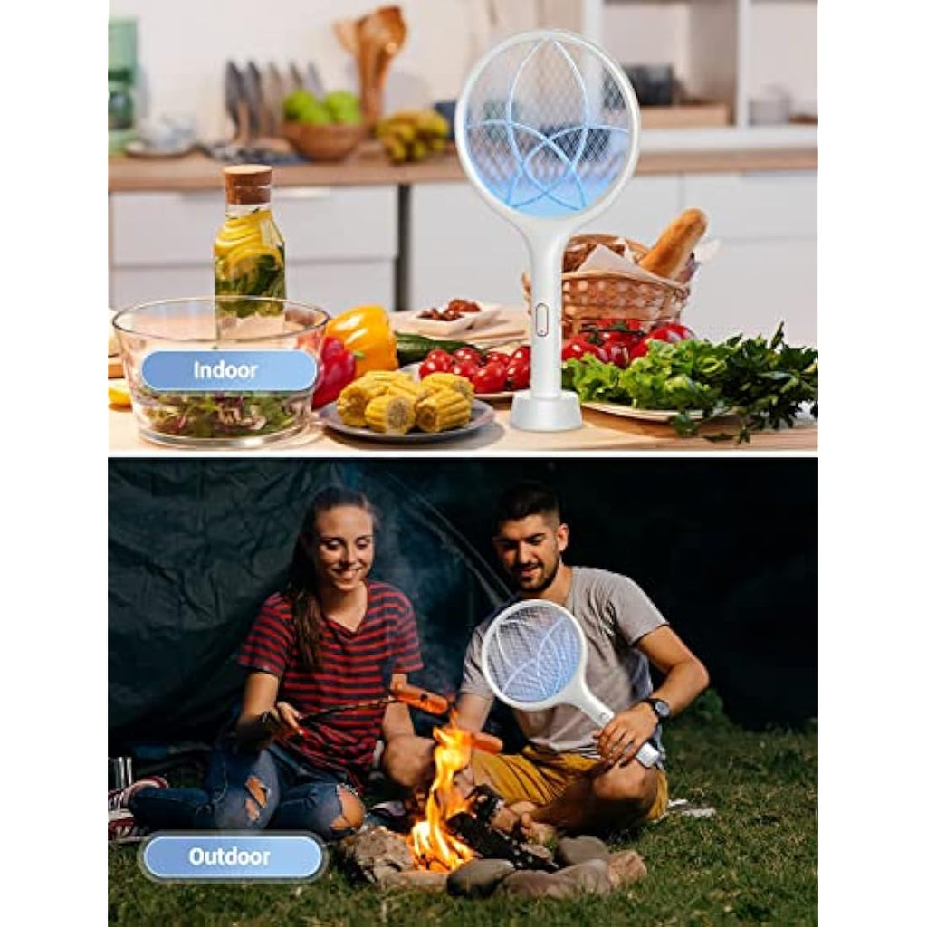 YISSVIC Electric Fly Swatter | 4000V Bug Zapper Racket | 1500mAh USB-C