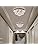 A1A9 Modern K9 Crystal Flush Mount Chandelier | Chrome 4-Light Ceiling Lamp