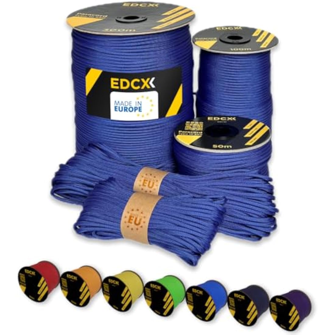 EdcX 550 Paracord Type III – 4mm Nylon Rope for DIY and Camping