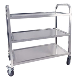 TAIMIKO Stainless Steel Utility Cart 3-Tier Kitchen Trolley Serving Trolley - image 1