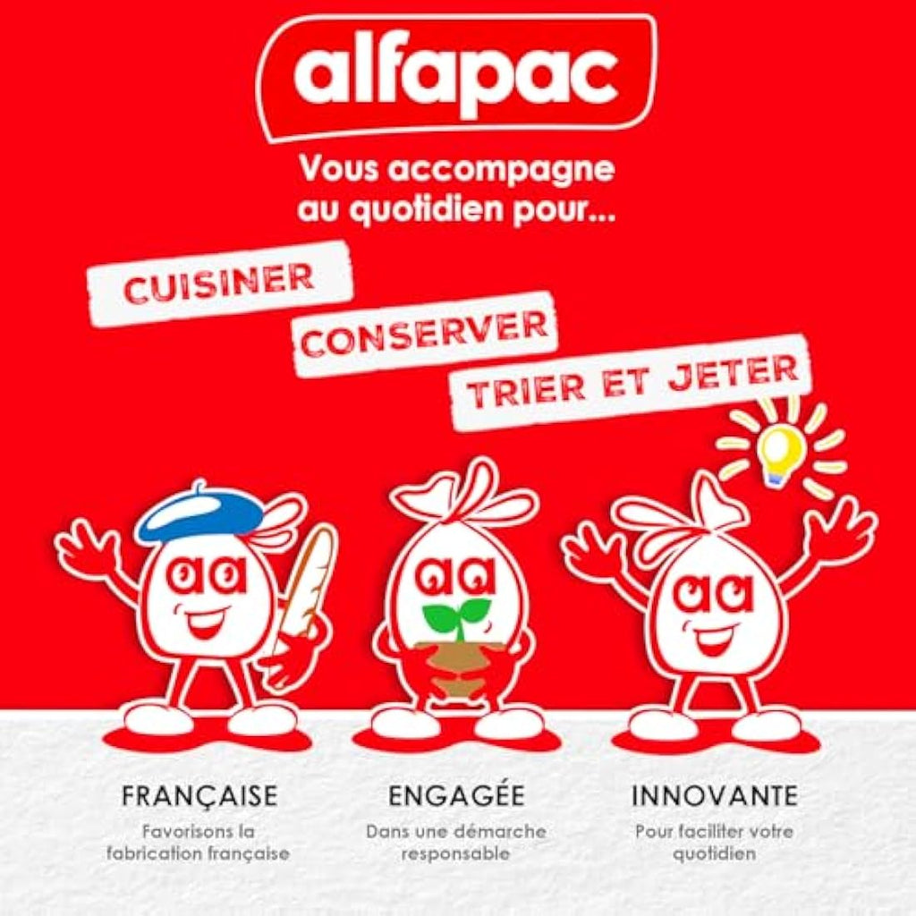 Alfapac Heavy Duty Drawstring Bin Liners - 50L Recyclable Green (10 Pack)