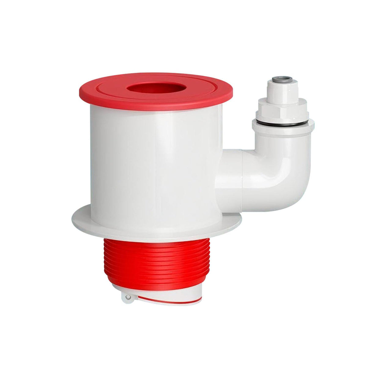 Qrity 1Pcs Washing Machine Sealing Plug, Waste Pipe Connector Plug with 1/4" Quick Connector, 3-Way Kitchen Sink Drain Pipe Connector - image 1