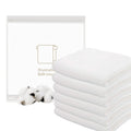 JINYUDOME Disposable Bath Towels – 10 Pack Large Travel Towels, White