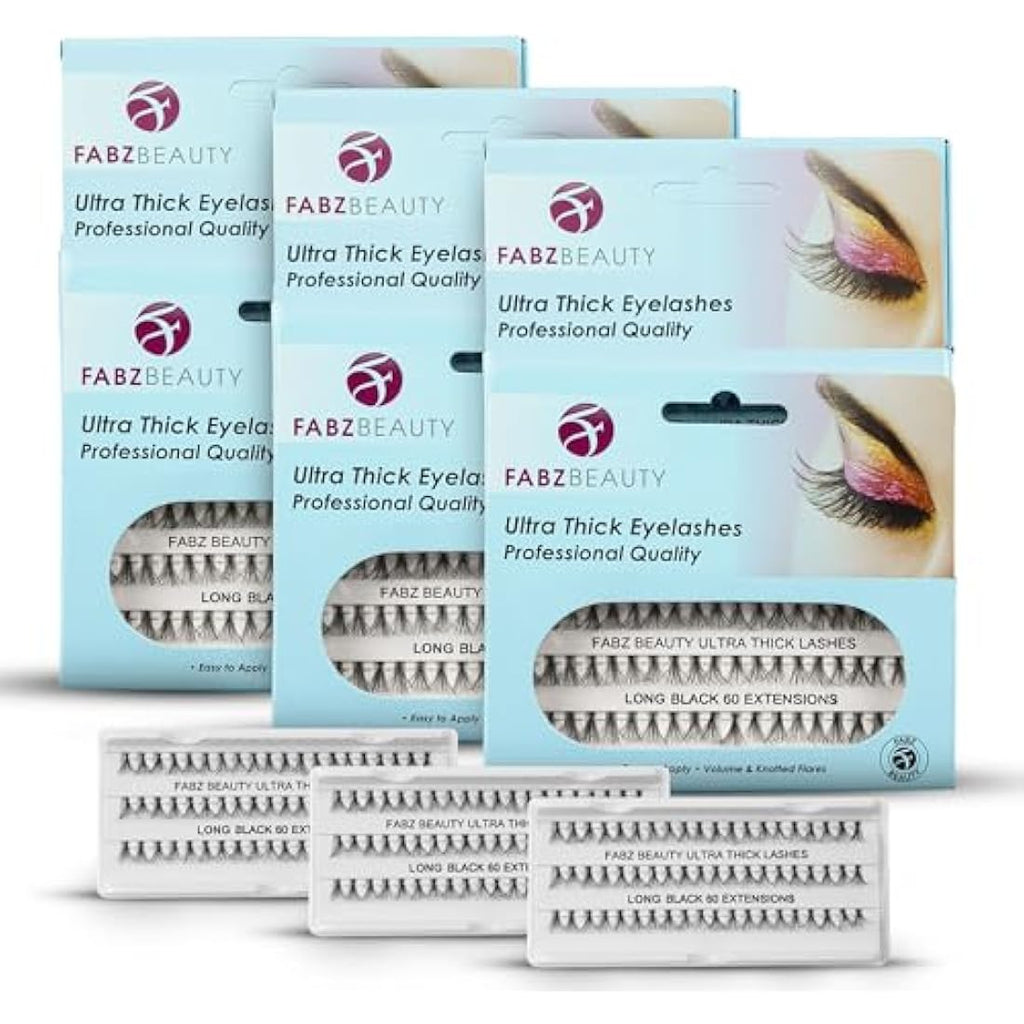 Cluster Eyelashes – Ultra Thick Cat Eye DIY Extensions